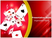 Gambling Playing Cards Editable PowerPoint Template