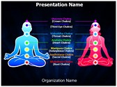 Meditation Position And Chakras Editable PowerPoint Template