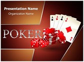 Poker Dice Cards Editable PowerPoint Template