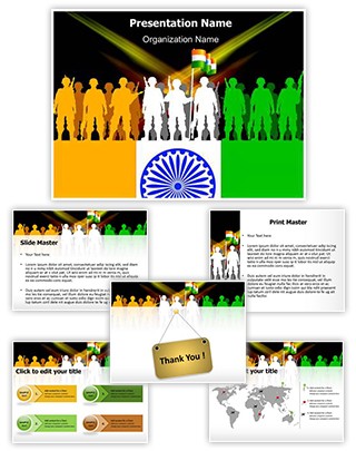 Indian Army Editable PowerPoint Template