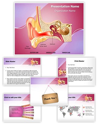 Swimmer Ear Infection Editable PowerPoint Template
