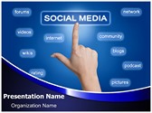 Buzz Marketing Social Sharing Editable PowerPoint Template