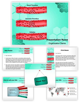 Thrombosis Types Editable PowerPoint Template