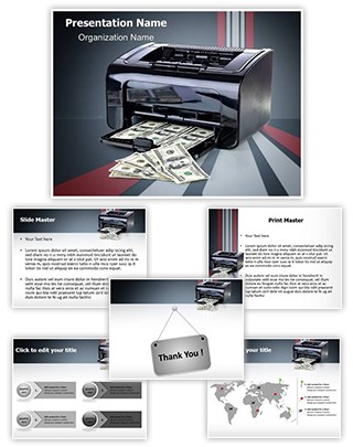 Printer Printing Forgery Editable PowerPoint Template