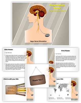 Vagus Nerve Stimulation Editable PowerPoint Template