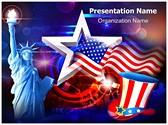 American Independence Day Editable PowerPoint Template