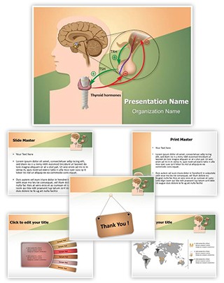 Negative Thyroid Response Editable PowerPoint Template