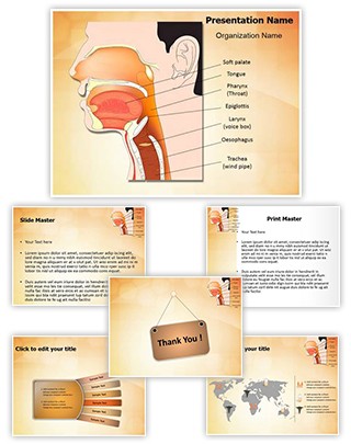 Nose mouth and throat Editable PowerPoint Template