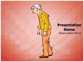 Old Age Parkinson Disease Editable PowerPoint Template