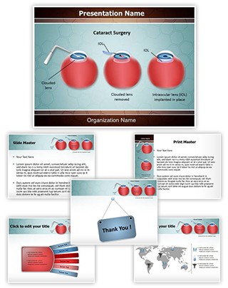 Ophthalmology Cataract Surgery Editable PowerPoint Template