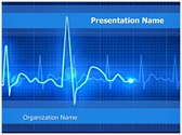 Medical Equipment Electrocardiogram Editable PowerPoint Template