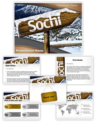 Sochi Russia Editable PowerPoint Template