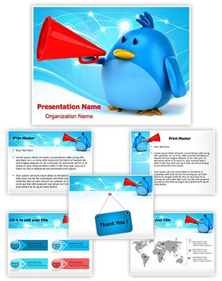 Tweet Editable PowerPoint Template