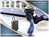 Train Station Romantic Farewell Editable Template