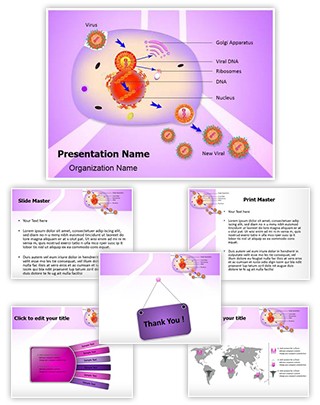 Virus Replication Editable PowerPoint Template