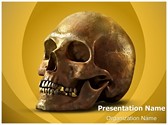 Anatomy Human Skull Editable PowerPoint Template