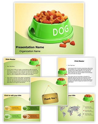 Pet Dog Food Editable PowerPoint Template
