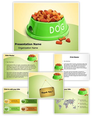 Pet Dog Food PowerPoint Presentation Template With Editable Charts