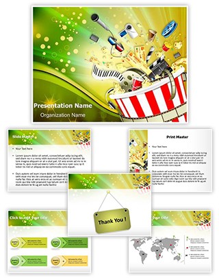 Entertainment Editable PowerPoint Template