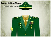 General Military Uniform Editable PowerPoint Template