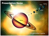 Solar System Saturn Editable Template