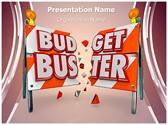 Financial Budget Buster Editable PowerPoint Template