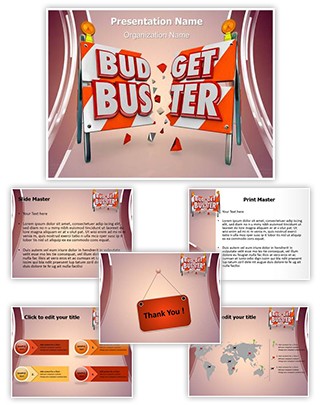 Financial Budget Buster Editable PowerPoint Template