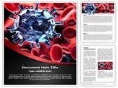 Virus in blood Editable PowerPoint Template