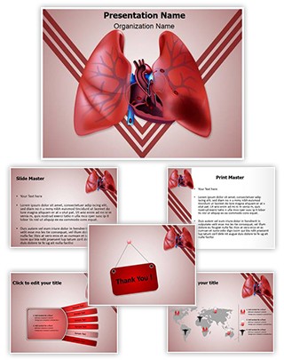 Circulatory Pulmonary Embolism Editable PowerPoint Template