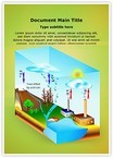 Atmosphere Pollution Acid Rain Editable Template