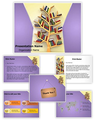 Tree of Education Editable PowerPoint Template