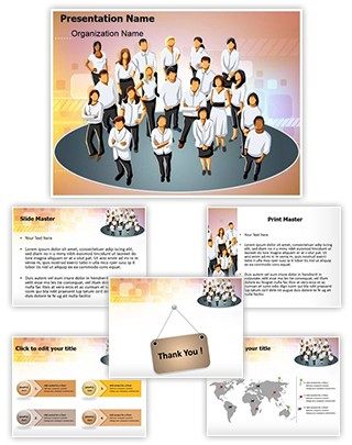 Corporate Business Group Editable PowerPoint Template