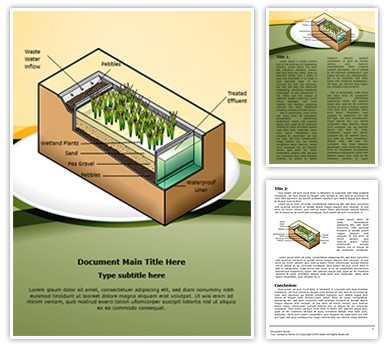 Waste Water Treatment Editable Word Template