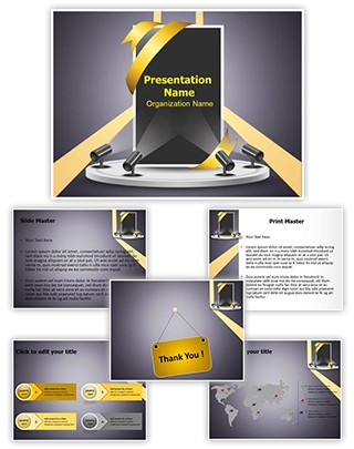 Corporate Presentation Product Promotion Editable PowerPoint Template