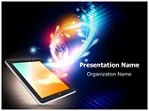 Mobile Media Tablet PPT Template