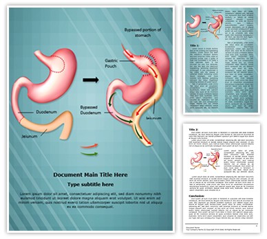 Weight Loss Roux En Y Editable Word Template