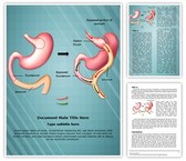 Weight Loss Roux En Y Editable PowerPoint Template