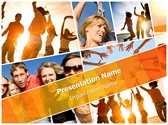 Collage Leisure Activities Editable PowerPoint Template