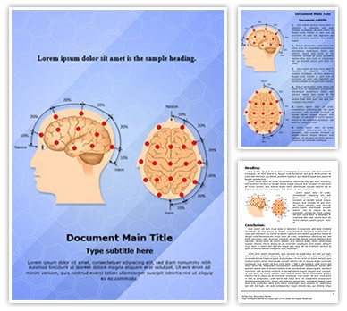 Eeg Electrode Placement Editable Word Template