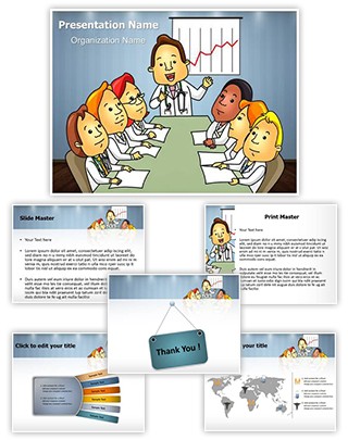 Medical Professionals Board Meeting Editable PowerPoint Template