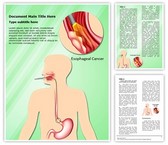 Esophageal Cancer Editable PowerPoint Template