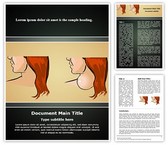 Female Goiter Editable PowerPoint Template