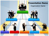 Organisation Hierarchy Powerpoint Template