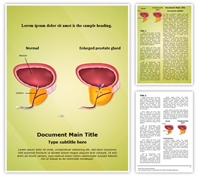 Benign Prostatic Hyperplasia Editable Word Template