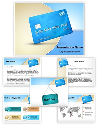 Credit Debit Card Editable PowerPoint Template