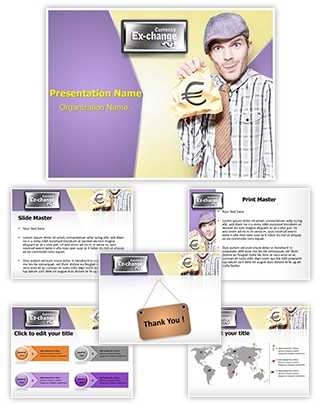 Foreign Currency Exchange Editable PowerPoint Template