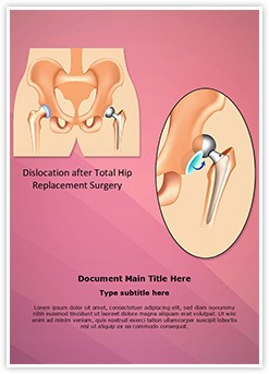 Hip Replacement Surgery Dislocation Editable Word Template