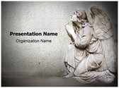 Guardian Christian Angel Editable PowerPoint Template