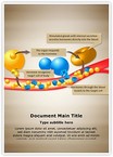 Hormone Glands Enzymes Editable Template