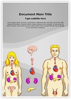 Human Endocrine System Editable Template